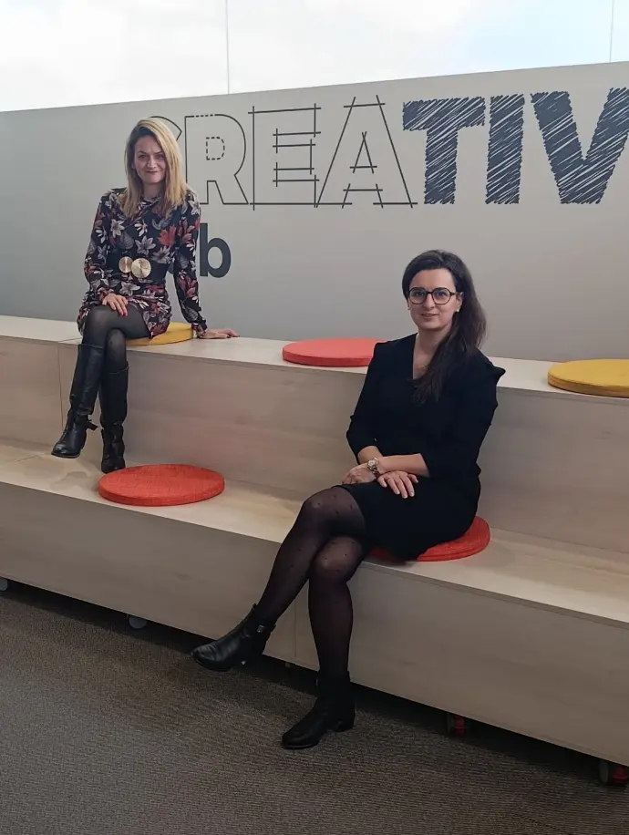 Isabelle Seugnet et Stéphanie Badouix